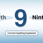 Nineth or Ninth