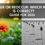 Recur or Reoccur