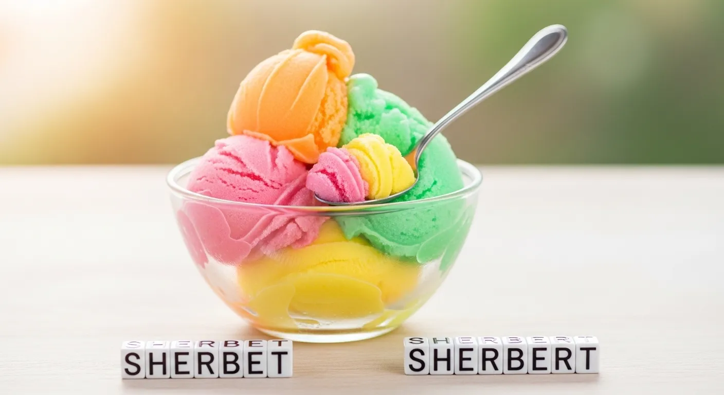 Sherbet or Sherbert