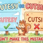 Cutesy or Cutsie