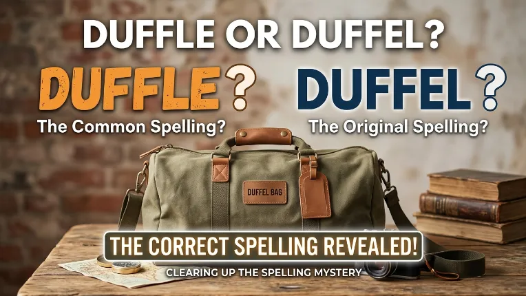 Duffle or Duffel