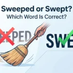 Sweeped or Swept