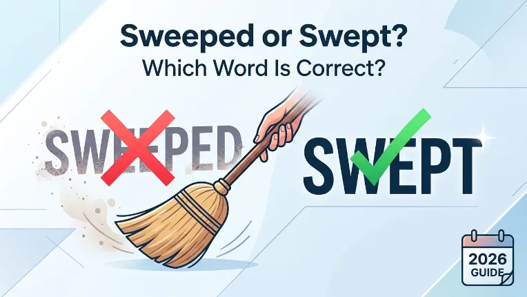 Sweeped or Swept