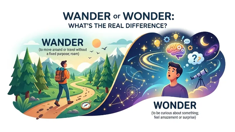 Wander or Wonder