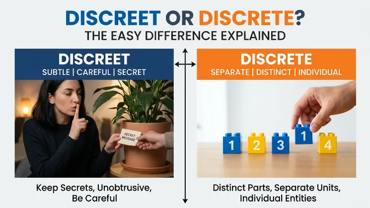 Discreet or Discrete