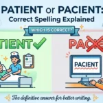 Patient or Pacient