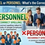 Personnel or Personel