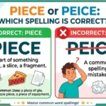 Piece or Peice
