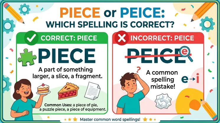 Piece or Peice