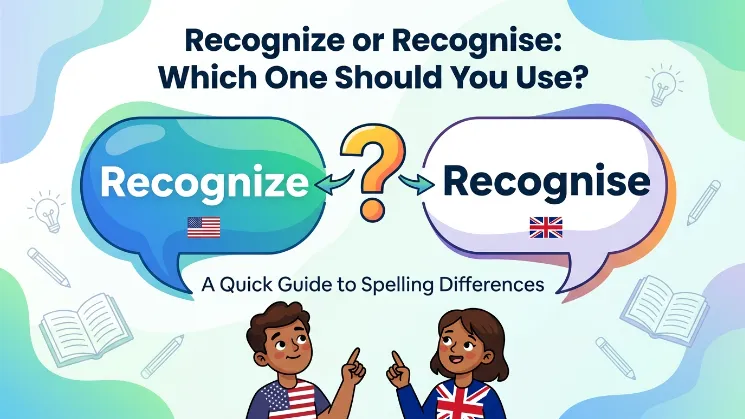 Recognize or Recognise