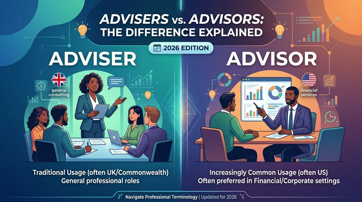 Advisers or Advisors