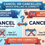 Cancel or Cancelled