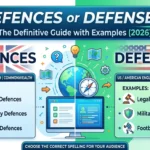 Defences or Defenses