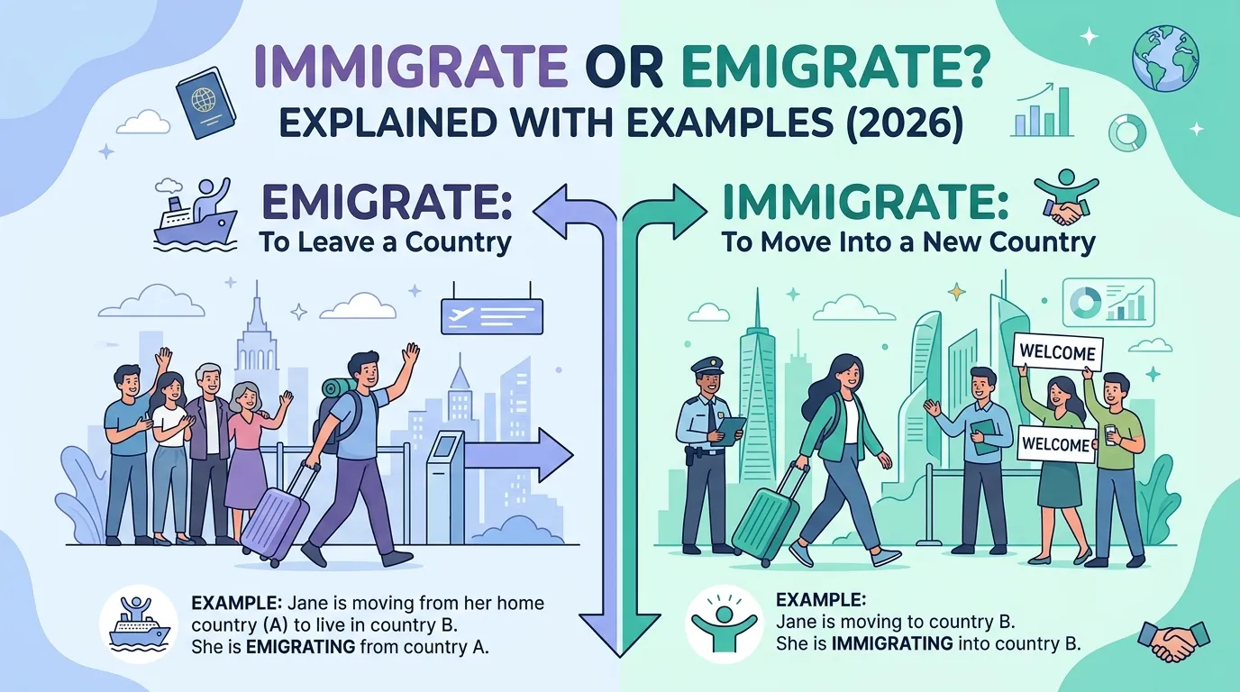 Immigrate or Emigrate