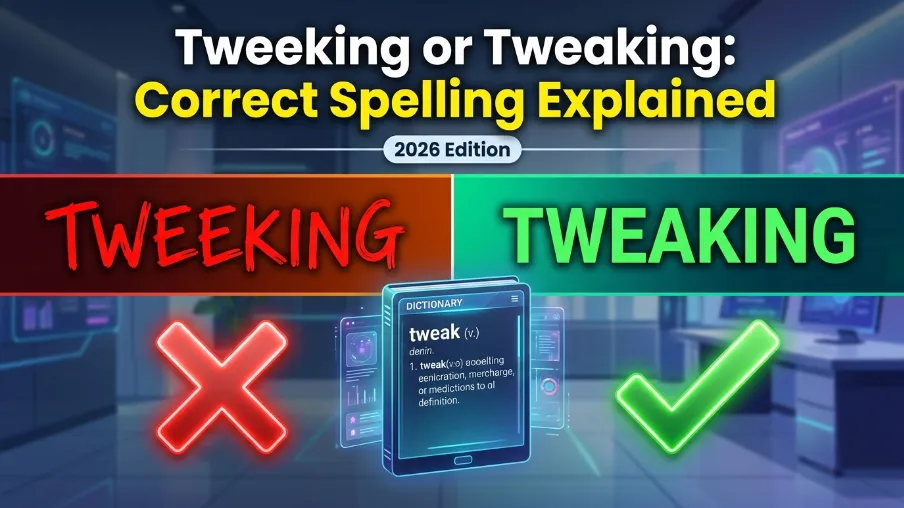 tweeking or tweaking