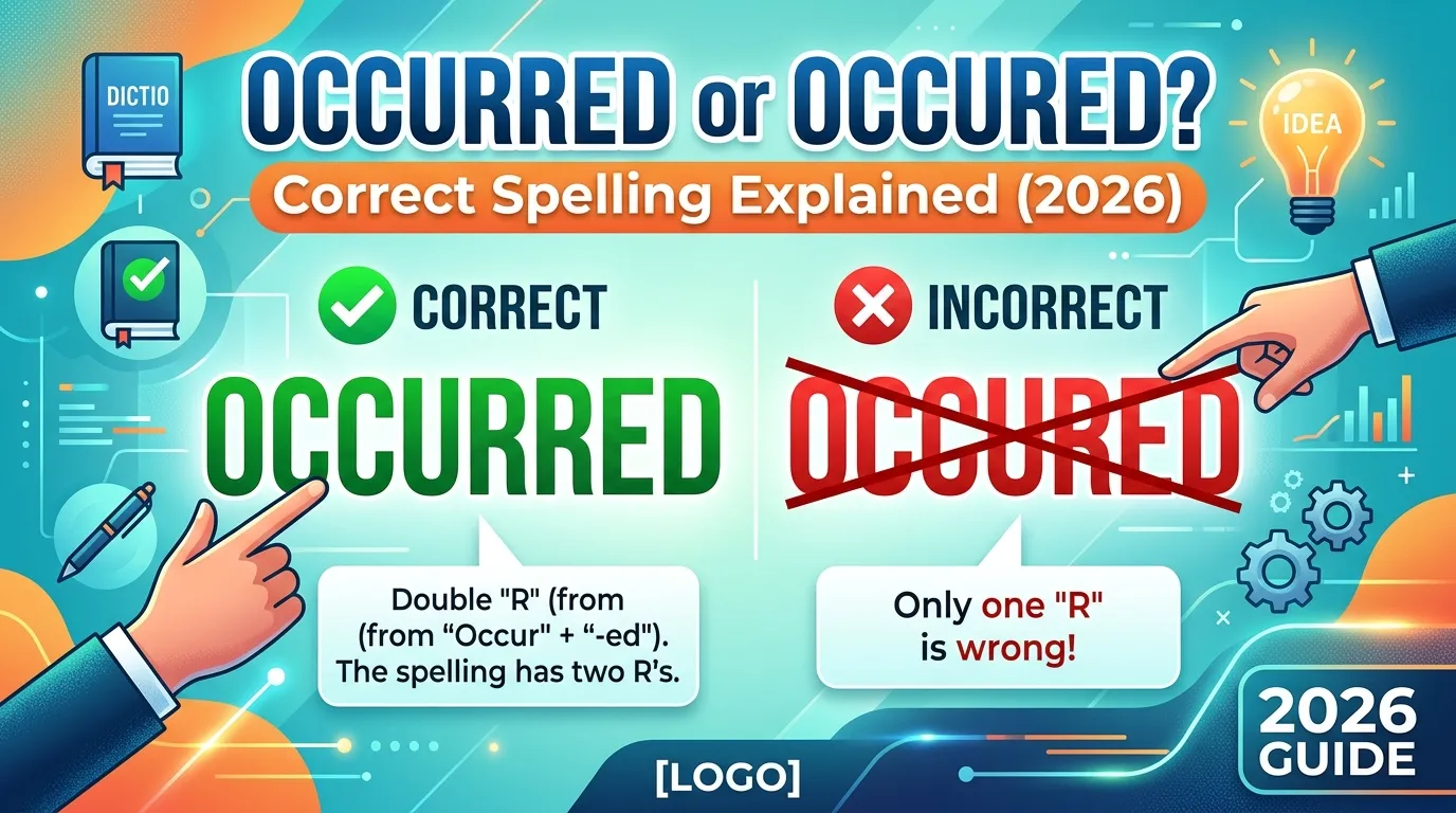 Occurred or Occured