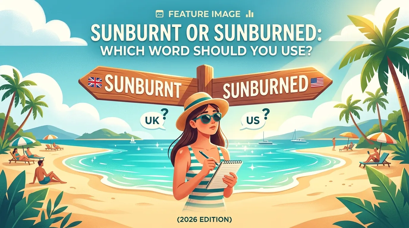 Sunburnt or Sunburned