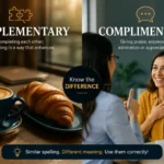 complementary or complimentary