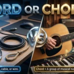 Cord or Chord