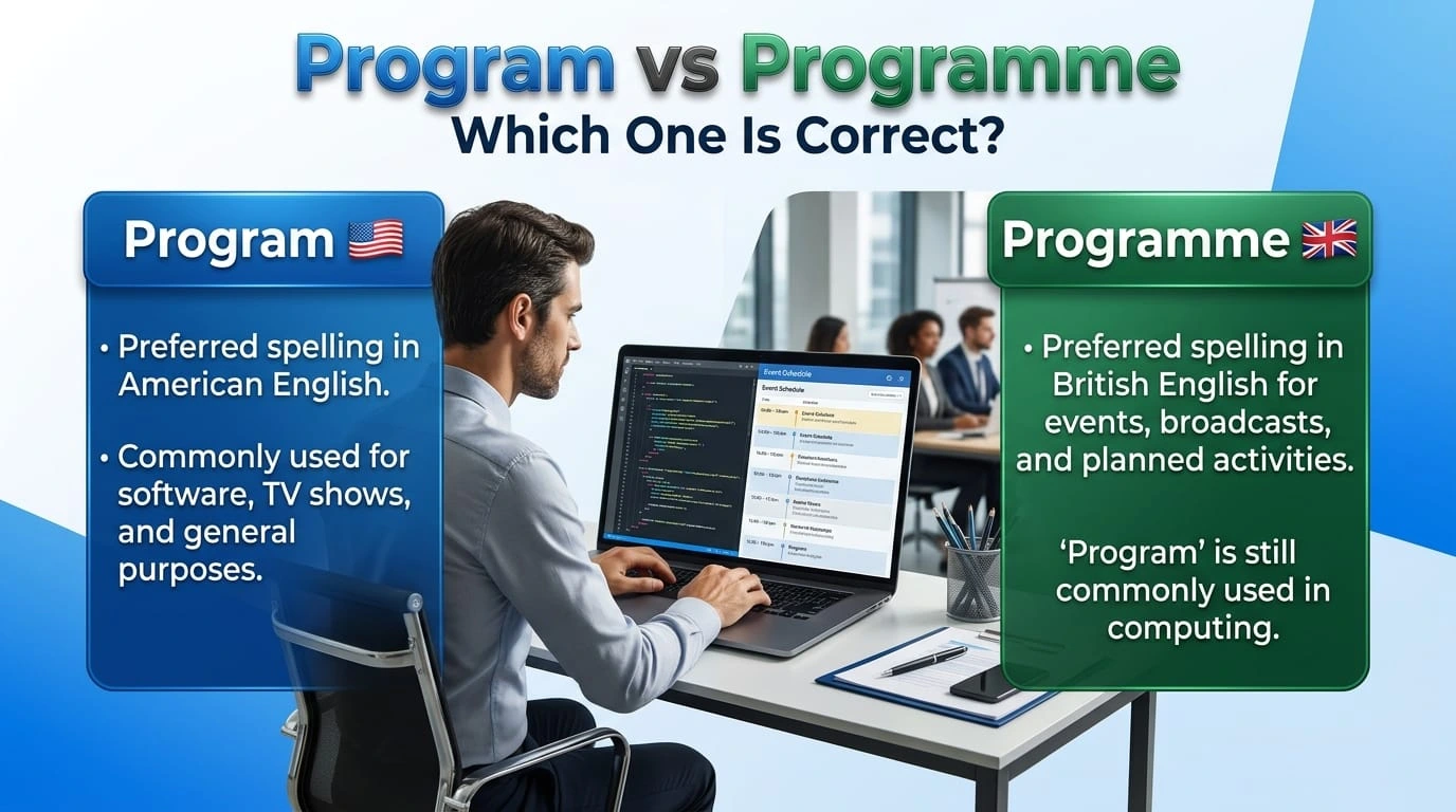 program or programme